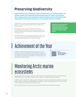 Monitoring Arctic Marine Ecosystems Achievement of the Year