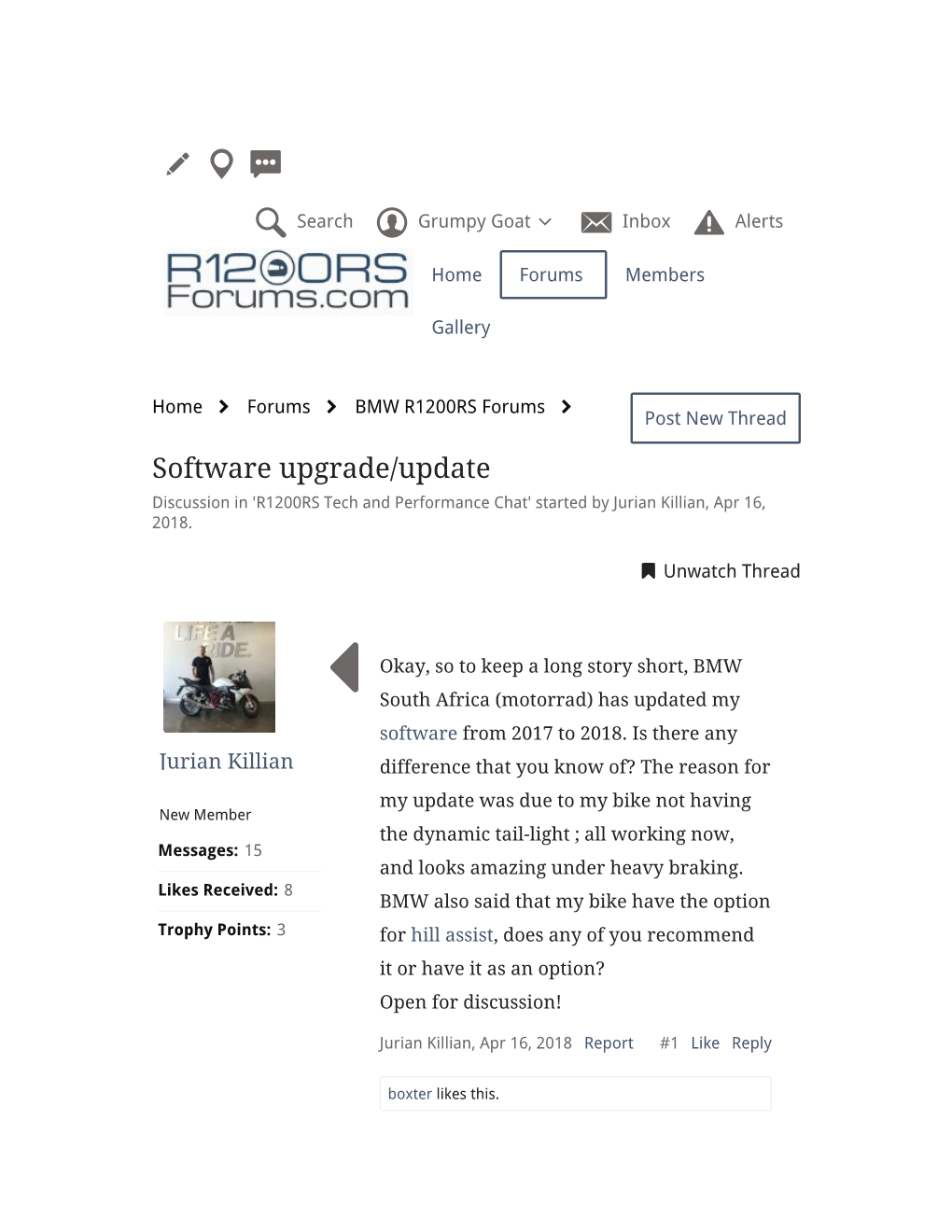 Software Upgrade/Update | BMW R1200RS Forum