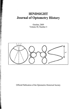 Llindsight Journal of Optometry History