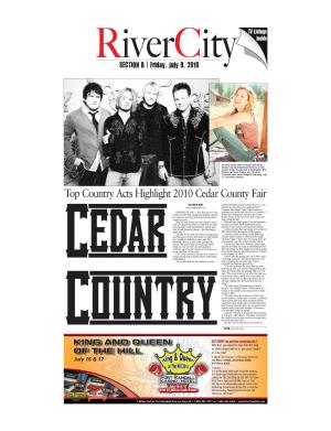 Top Country Acts Highlight 2010 Cedar County Fair