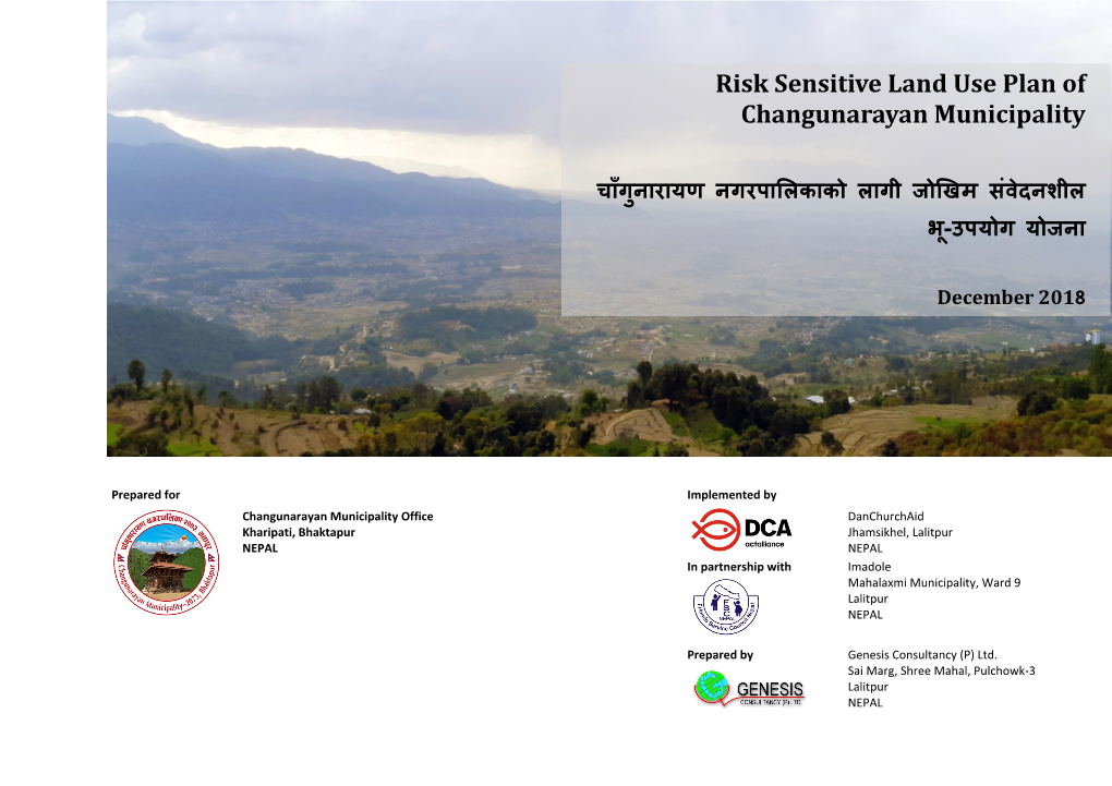 Risk Sensitive Land Use Plan of Changunarayan Municipality