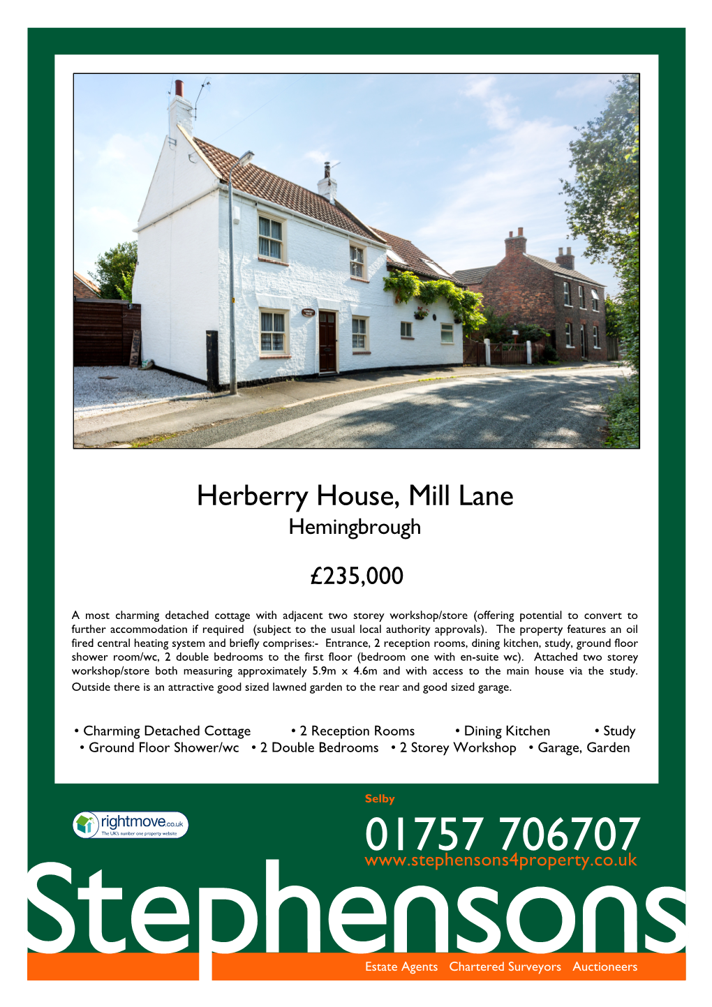 Herberry House, Mill Lane Hemingbrough