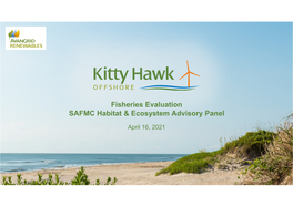 A17 Kitty Hawk Wind Fisheries Evaluation Avangrid Renewables