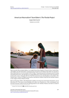 Sean Baker's the Florida Project