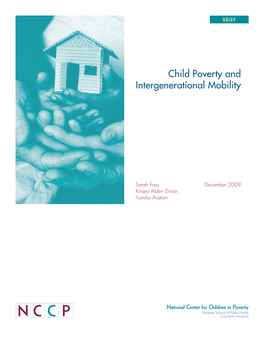 Child Poverty and Intergenerational Mobility