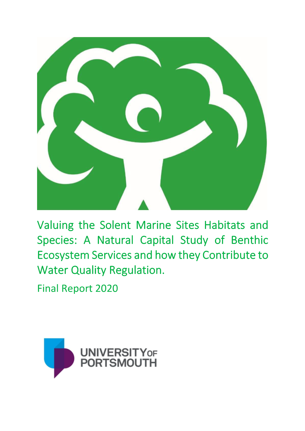 Valuing the Solent Marine Sites Habitats and Species: a Natural Capital Study of Benthic Ecosystem Services and How They Contribute to Water Quality Regulation