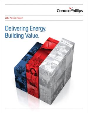 Delivering Energy. Building Value