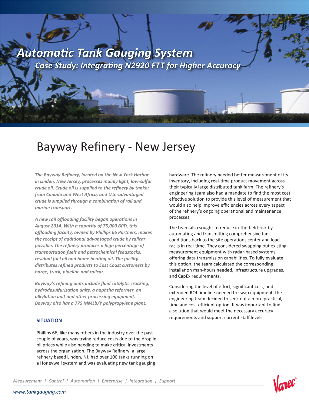 Bayway Refinery - New Jersey