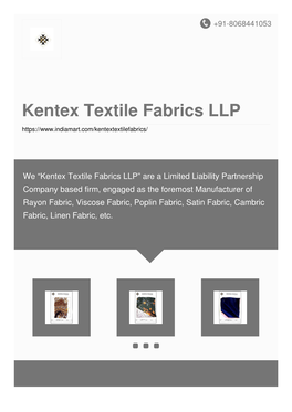 Kentex Textile Fabrics LLP