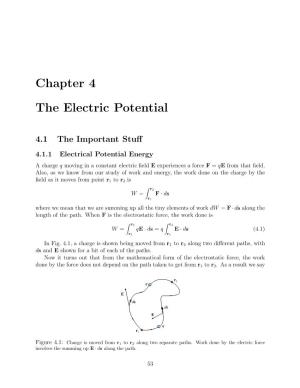 Chapter 4 the Electric Potential