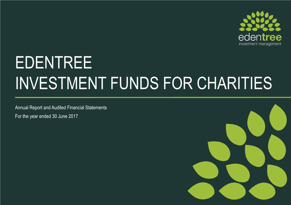 Edentree Investment Funds for Charities