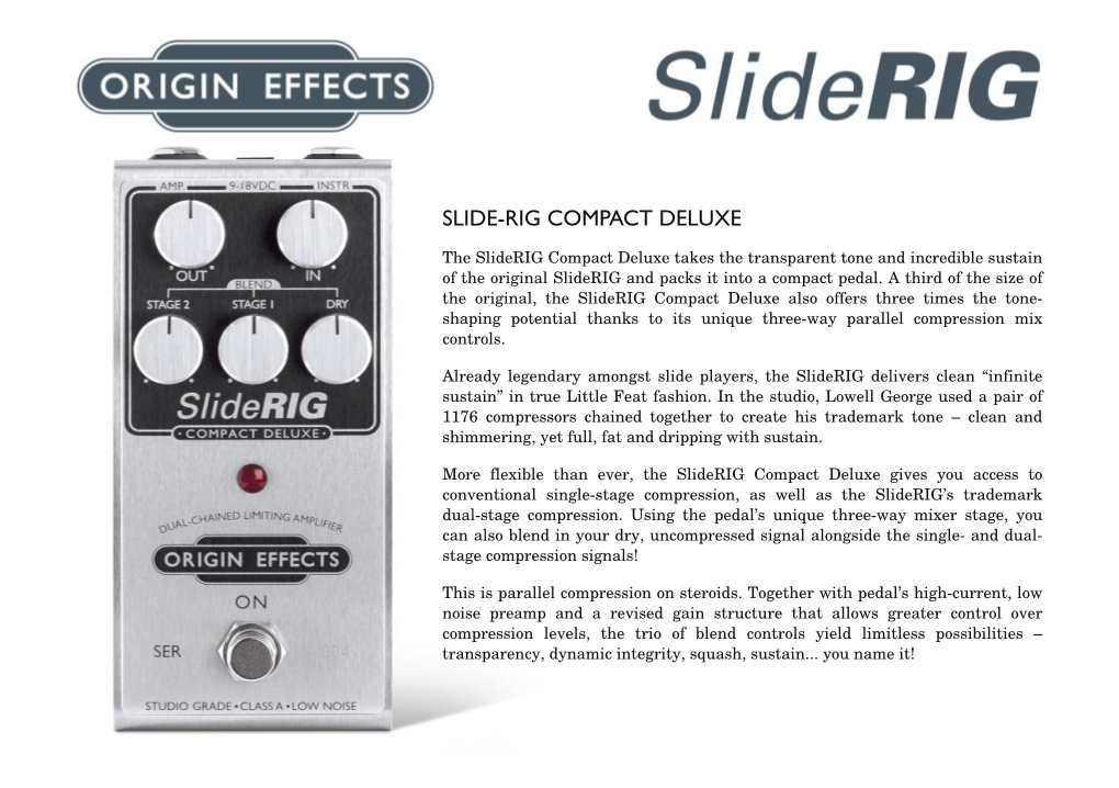 Slide-Rig Compact Deluxe