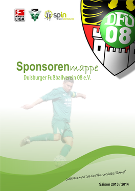 Neue Sponsorenmappe DFV08 2013-2014