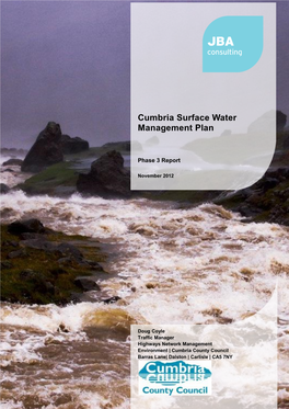 Cumbria Surface Water Management Plan