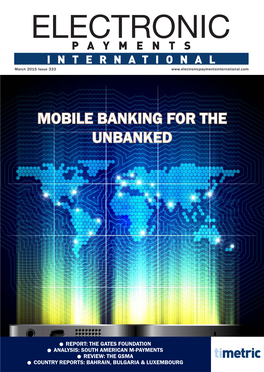 Mobile Banking for the Unbanked