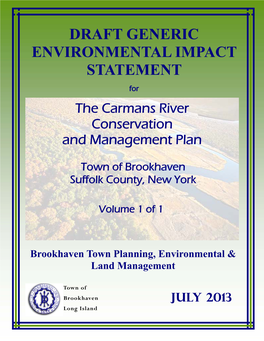 Draft Generic Environmental Impact Statement