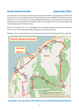 Storth Geotrail Route 16