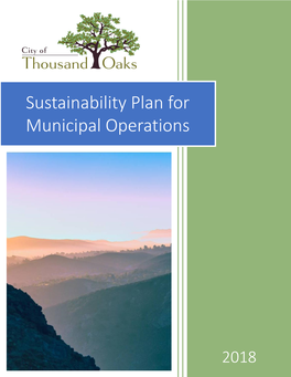 Sustainability Plan for Municipal Operations