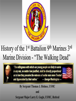 History of the 1St Battalion 9Th Marines