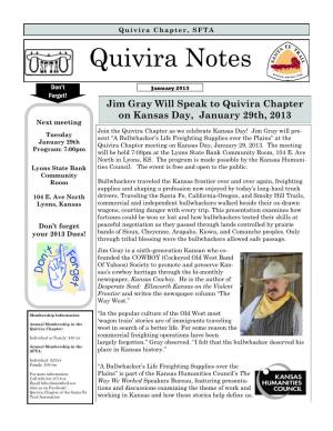 Quivira Notes