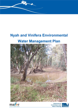 Nyah and Vinifera Environmental Water Management Plan