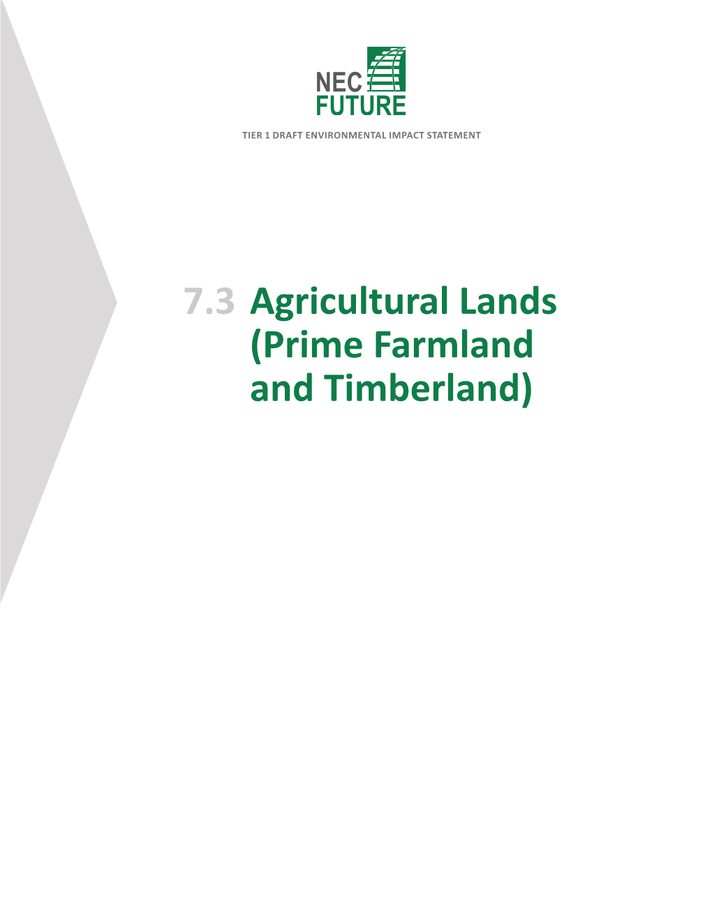 Agricultural Lands (Prime Farmland and Timberland)