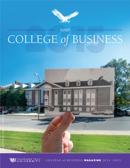 College of Business Photograph 1971 Against COB 2015