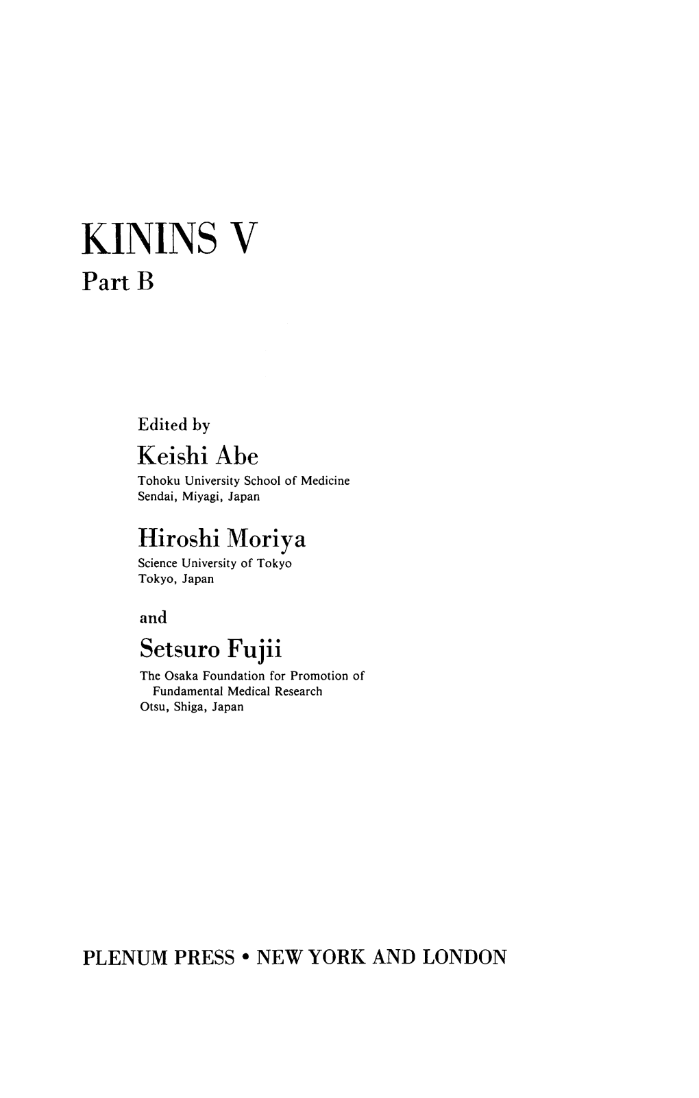 Aprotinin Concentrations Effective for the Inihibition of Tissue Kallikrein