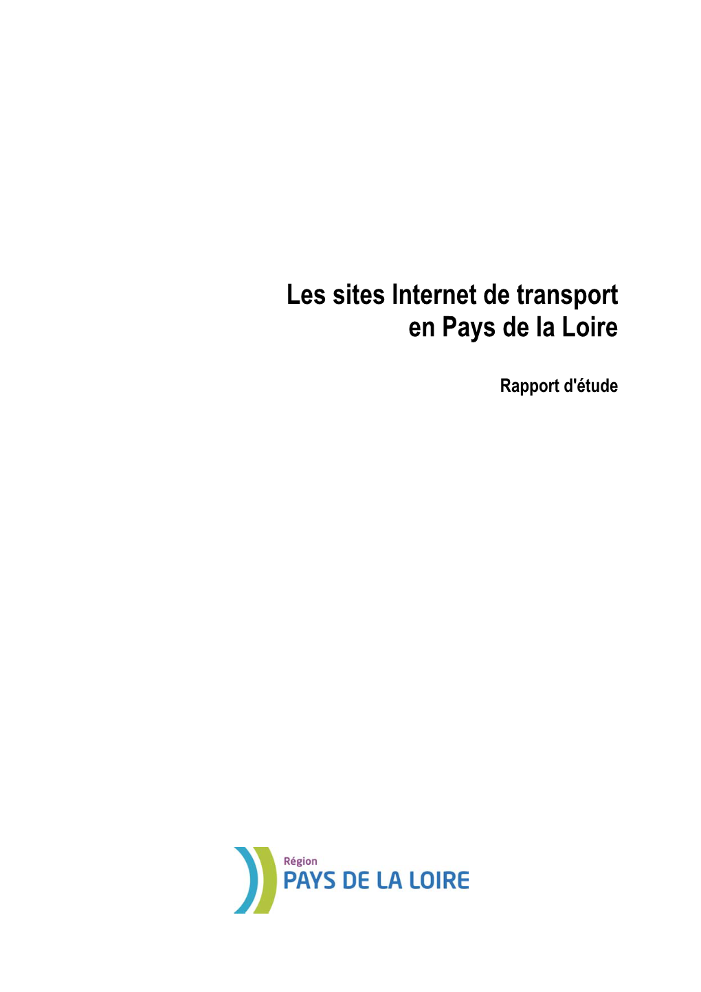 Les Sites Internet De Transport En Pays De La Loire