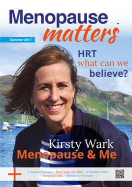 Kirsty Wark Menopause & Me