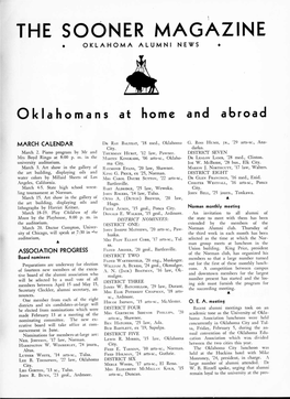 The Sooner Magazine Oklahoma Alumni News