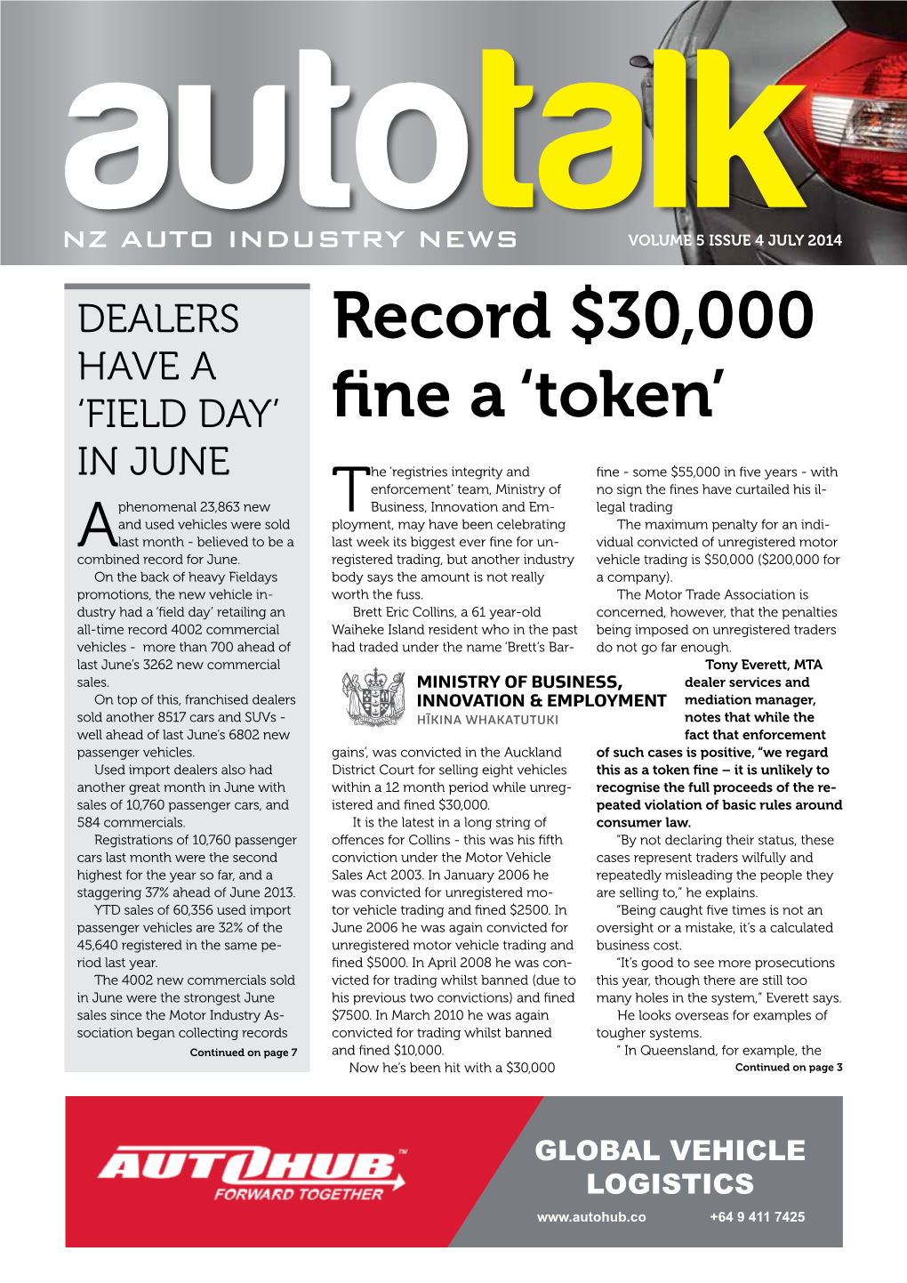 Record $30,000 Fine a 'Token'