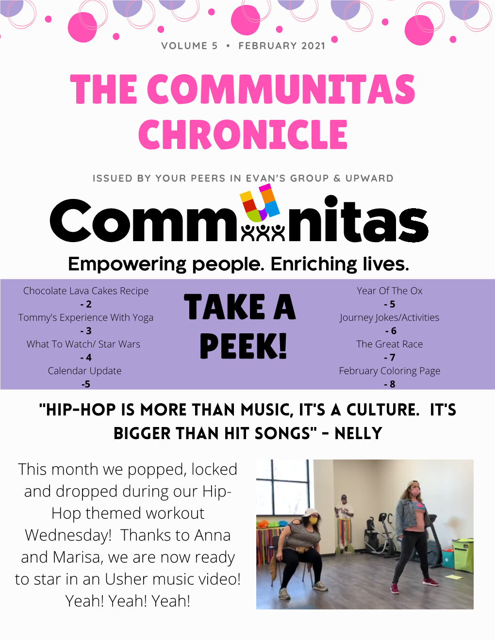 February 2021 the Communitas Chronicle