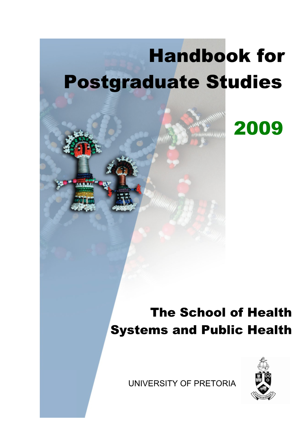 Handbook for Postgraduate Studies 2009