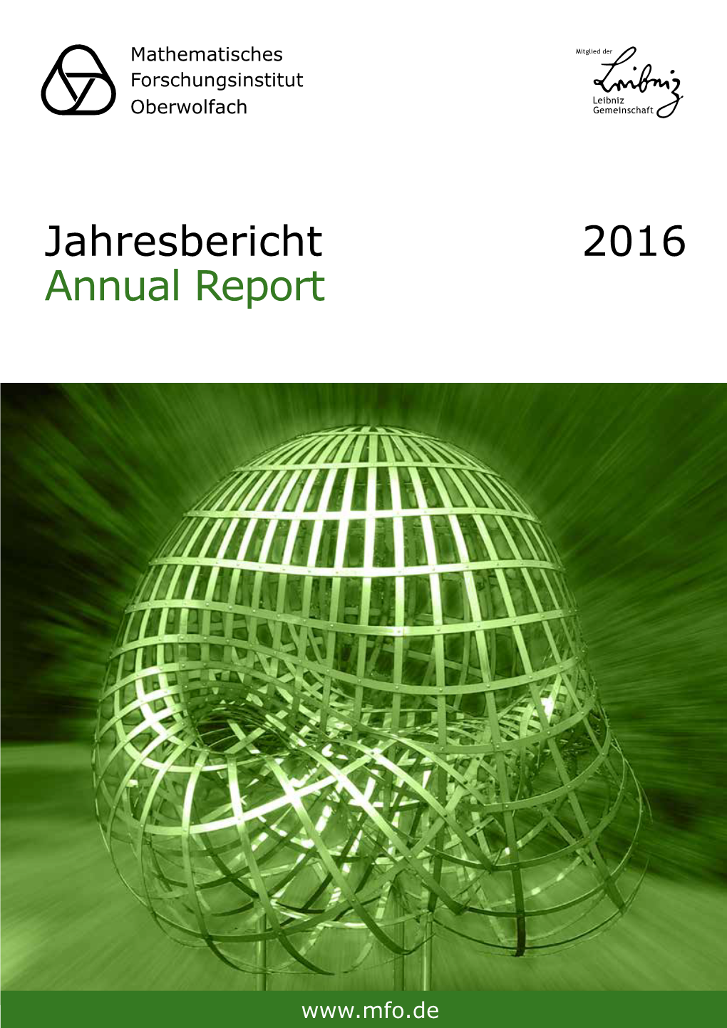 Jahresbericht Annual Report 2016