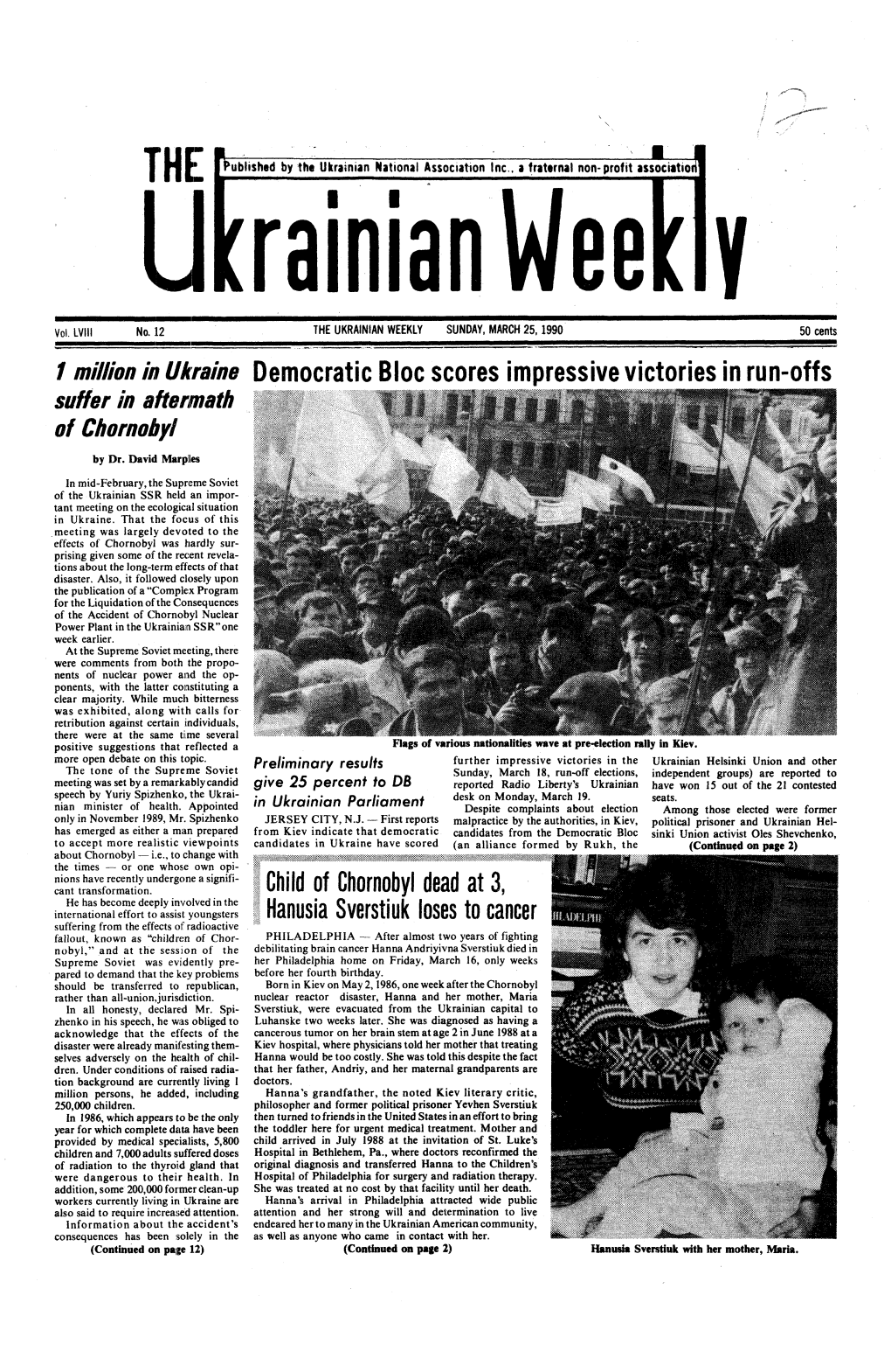 The Ukrainian Weekly 1990, No.12