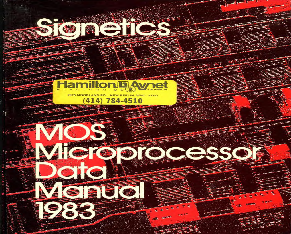 MOS Microprocessor Data Manual 1983