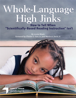 Scientifically-Based Reading Instruction” Isn’T