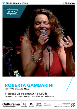 Roberta Gambarini Festival De Jazz Mva