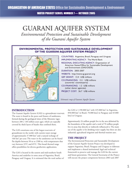 The Guarani Aquifer System (GAS) Project