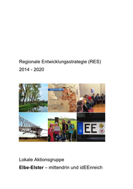 Regionale Entwicklungsstrategie (RES) 2014 - 2020