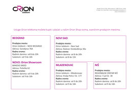 Orion Telekom – Prodajna I Dilerska Mesta (.Pdf)