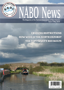 Cruising Restrictions How Wide Is the North Oxford? the Top Twenty Bss Faults 2