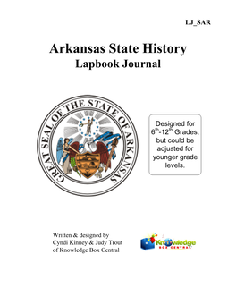 Arkansas State History Lapbook Journal