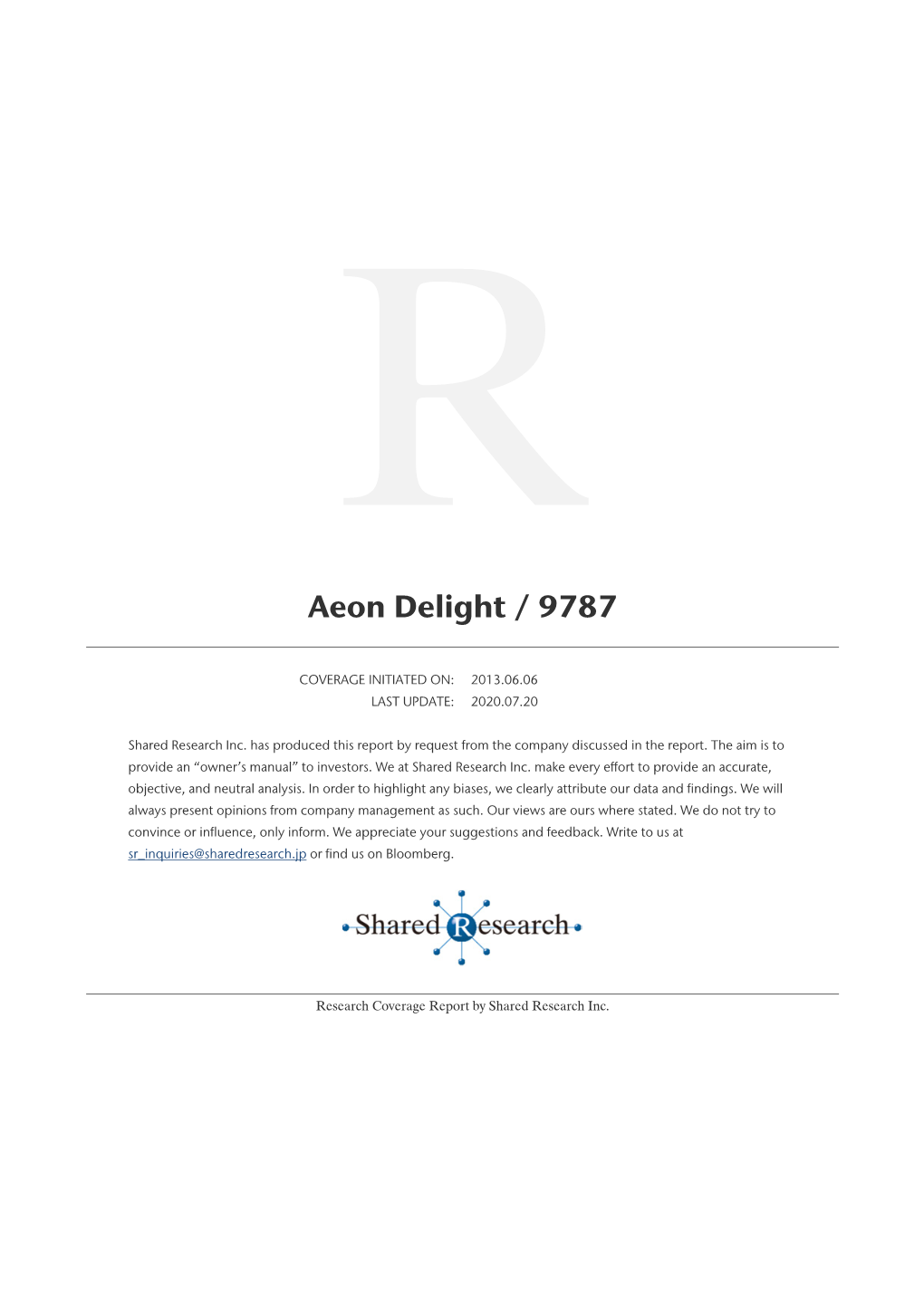 Aeon Delight / 9787