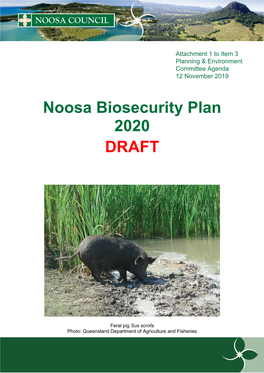Noosa Biosecurity Plan 2020 DRAFT