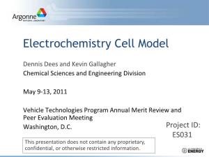 Electrochemistry Cell Model