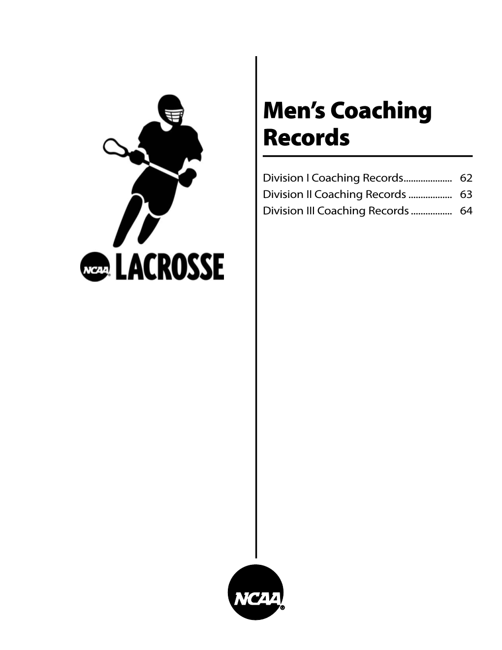 Men's Coaching Records