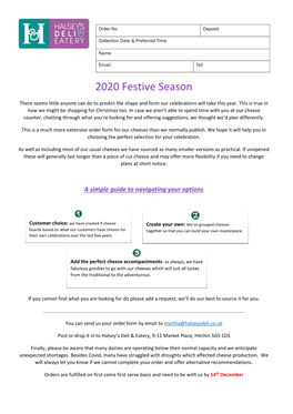 2020 Festive Season