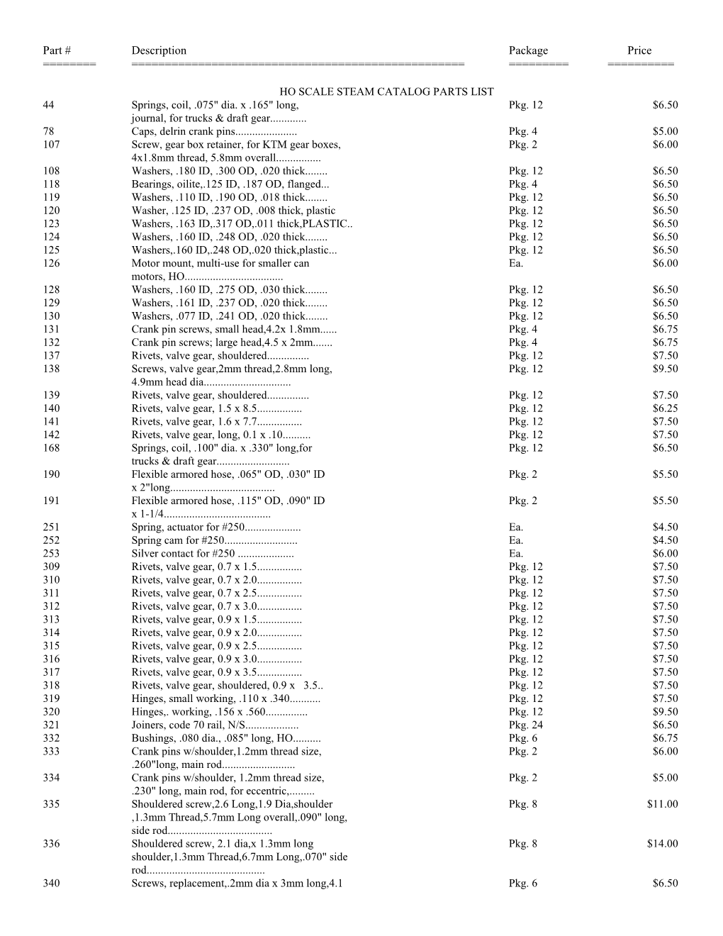 HO-Steam-Price-List-Mar2017.Pdf